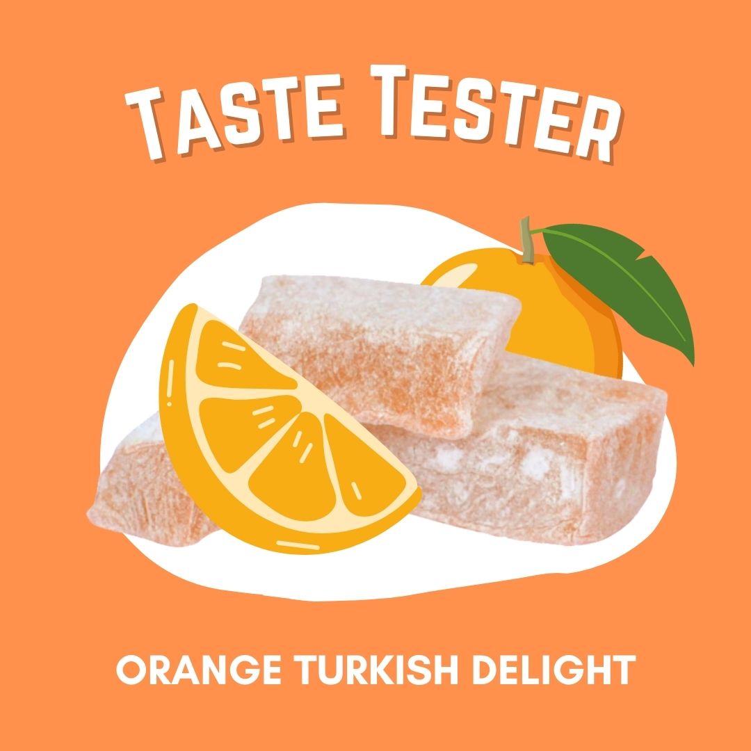 Orange Turkish Delight Taste Tester 150g