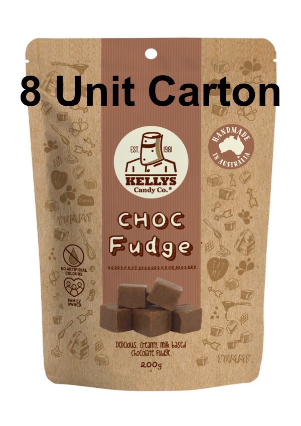 Choc Fudge - Pouch 200g (8 Unit Carton)