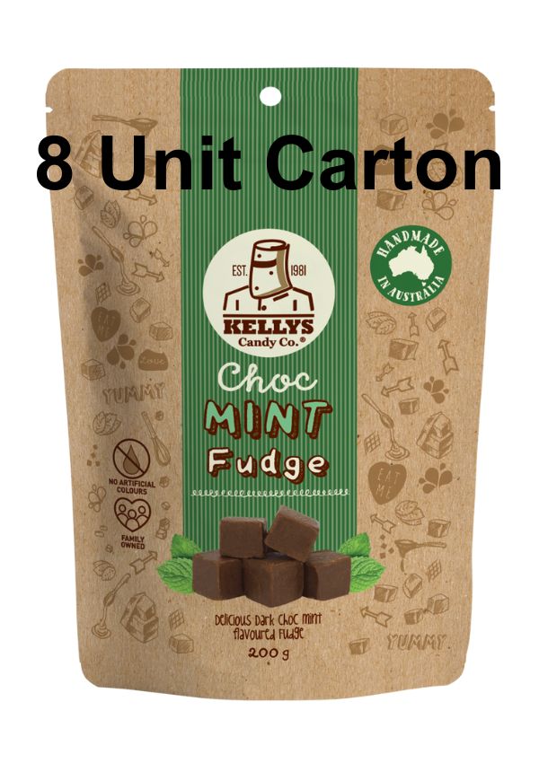 Choc Mint Fudge - Pouch 200g (8 Unit Carton)