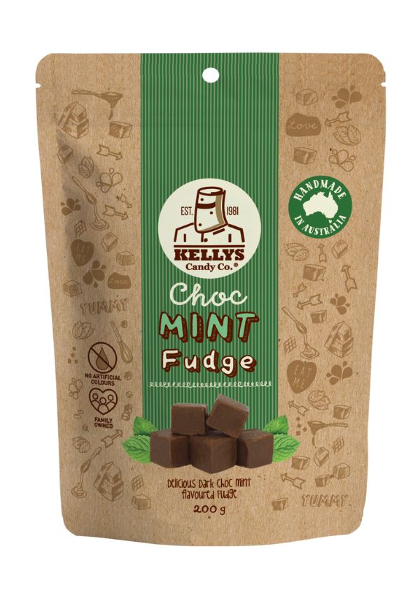 Choc Mint Fudge - Pouch 200g (1)