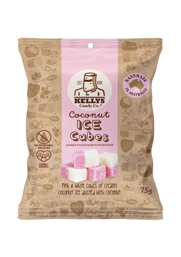 Coconut Ice Cubes - Snack Pack 90g (1)