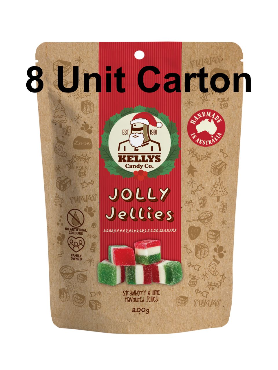 Jolly Jellies - Pouch 200g (8 Unit Carton)