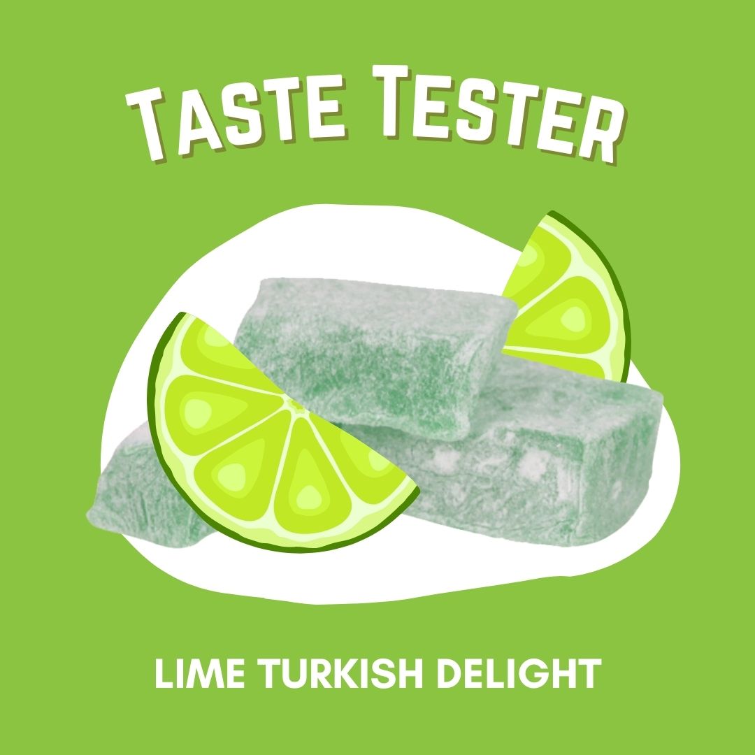 Lime Turkish Delight Taste Tester 150g