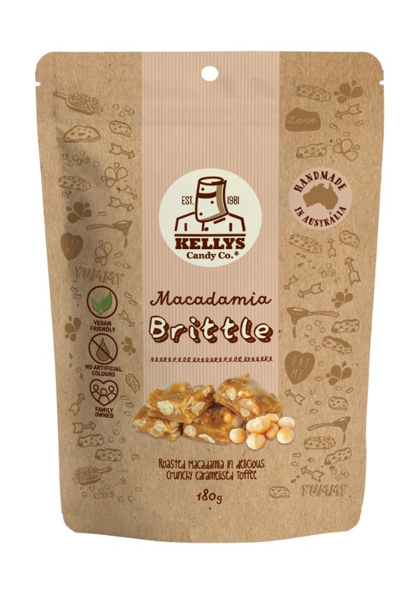 Macadamia  Brittle - Pouch 180g (1)