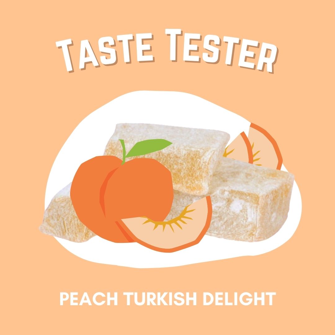 Peach Turkish Delight Taste Tester 150g