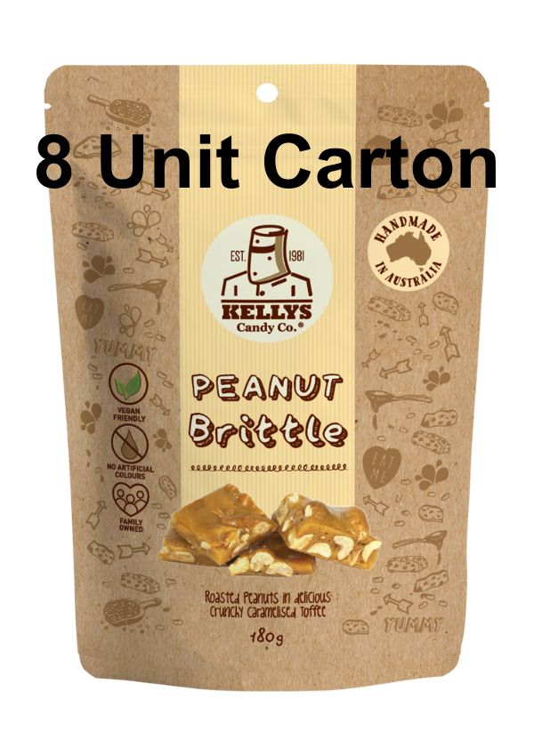 Peanut Brittle - Pouch 180g (8 Unit Carton)