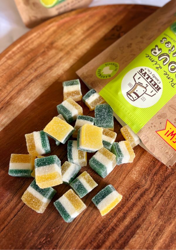 Pine Lime Sour Jellies - Pouch 180g (8 Unit Carton)