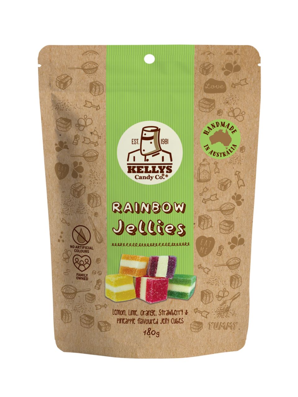 Rainbow Jellies - Pouch 180g (1)