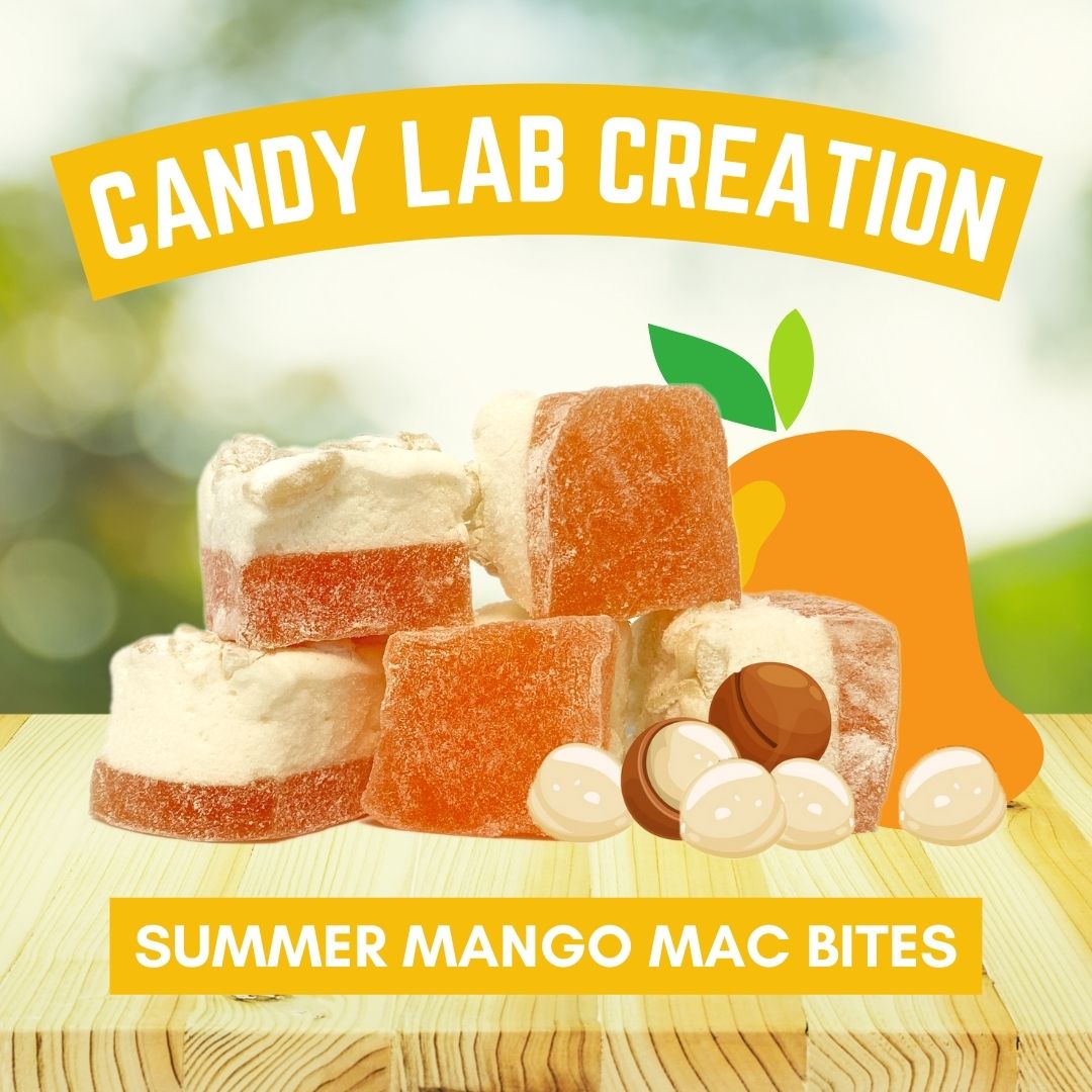Summer Mango Mac Bites Candy Lab Creation 120g
