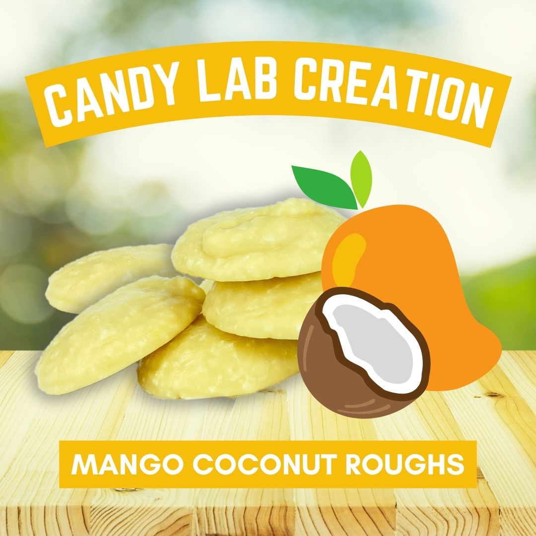 White Mango Coconut Rough Candy Lab Creation 150g