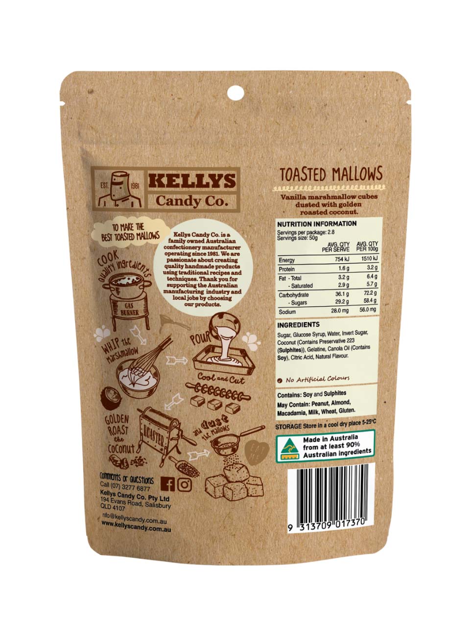 Toasted Mallows - Pouch 140g (1)