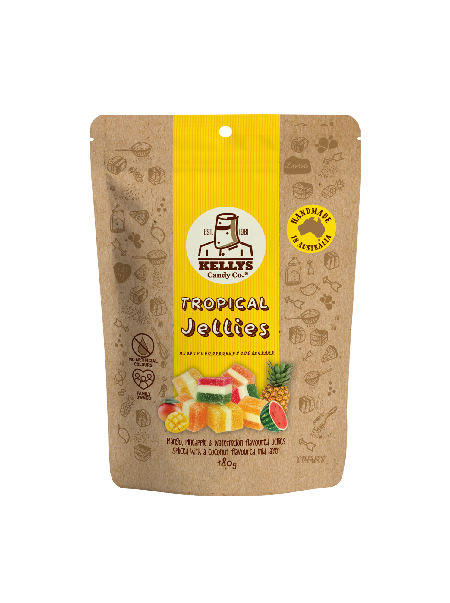 Tropical Jellies - Pouch 180g (1)
