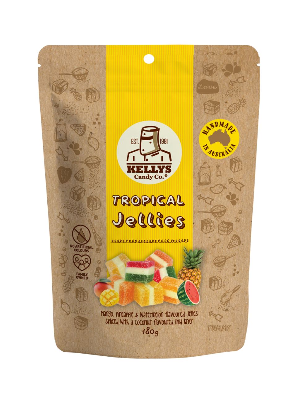 Tropical Jellies - Pouch 180g (1)