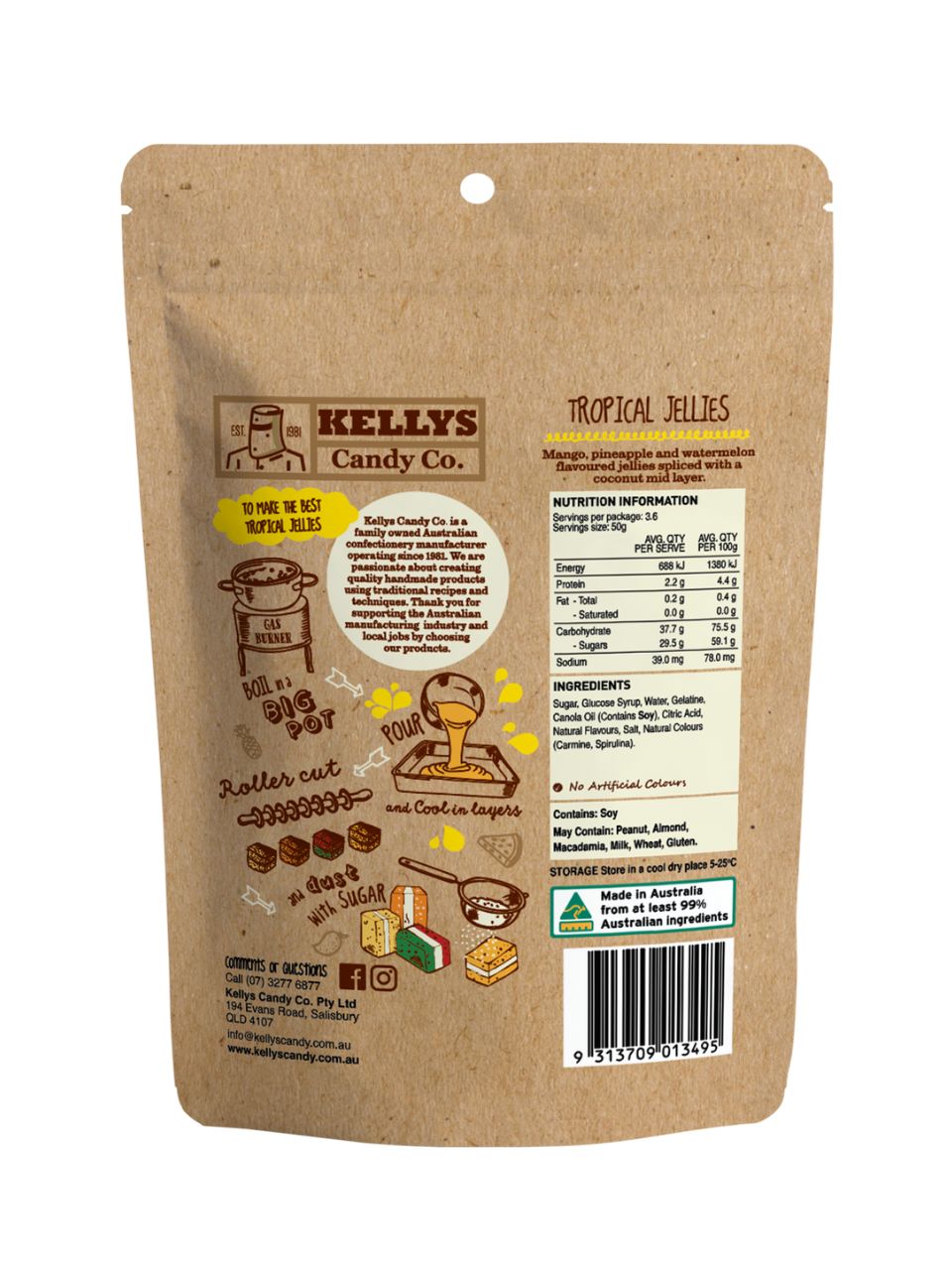 Tropical Jellies - Pouch 180g (1)