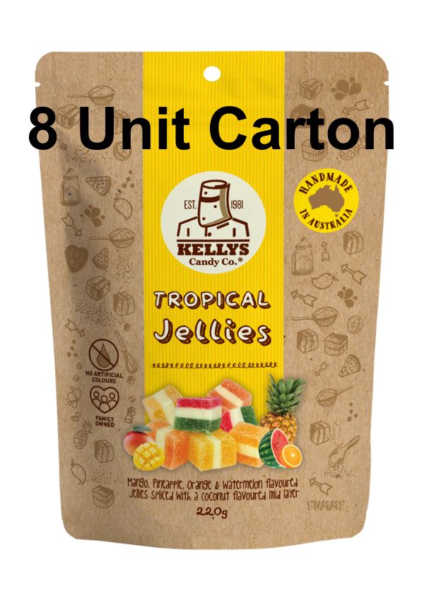 Tropical Jellies - Pouch 220g (8 Unit Carton)