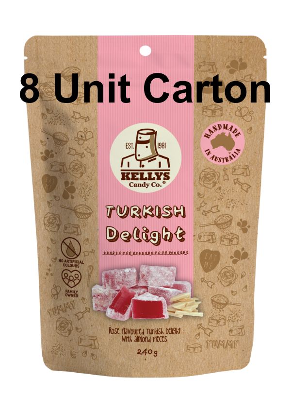 Turkish Delight - Pouch 240g (8 Unit Carton)